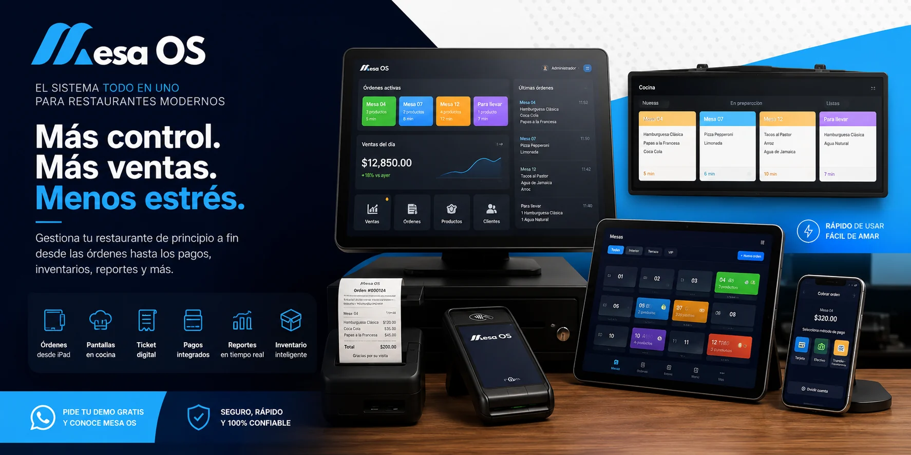 MesaOS control total para restaurantes